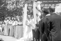 Arnaud & Janesa's Wedding Ceremony (B&W)