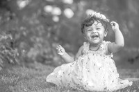 Alitza's 1-Year-Old Portraits (B&W)
