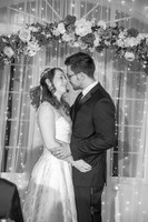 Alel & Michelle's Wedding Ceremony (B&W)