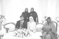 Adam & Louane's Wedding Reception (B&W)