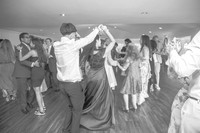 Steven & Nicole's Wedding Reception (B&W)