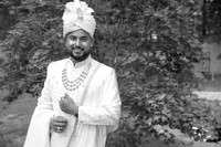 Babu & Suchi's Bridal Portraits (B&W)