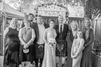 John & Rachel's Wedding Party Portraits (B&W)