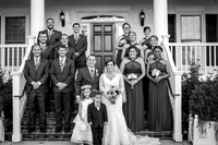 Wedding Party Portraits B&W