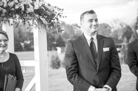 Nick and Margaret's Wedding Ceremony (B&W)