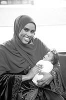 Rayna's Newborn Portraits & Family (B&W)