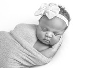 Baby Eliana's Newborn Portraits (B&W)