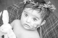 Baby Aylin's Newborn Portraits (B&W)