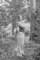 Ariana's Senior Portraits 2026 (B&W)