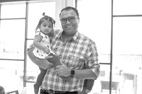 Eira's Berry First Birthday Portraits (B&W)