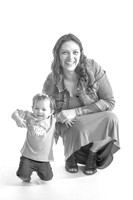 Claire's 1st Birthday Portraits (B&W)