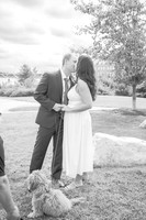 Brad & Emily's Wedding Ceremony (B&W)