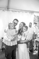 Jacob & Rachel's Wedding Reception (B&W)