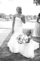 Arnaud & Janesa's Wedding Party Portraits (B&W)