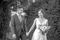 Austin & Anissa's Bridal Portraits (B&W)