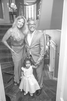 Steven & Nicole's Wedding - Father's First Look (B&W)