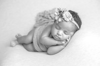 Baby Faaya's Newborn Portraits (B&W)
