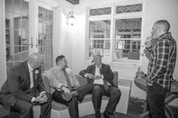 Andrew & Maya's Wedding Reception (B&W)