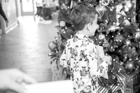 Jones, Brayden & Vader- Brambleton's Santa & Mrs. Claus 2023 B&W