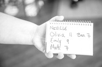 Neville Family- Brambleton's Santa & Mrs. Claus 2023 B&W