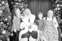 Lorenz Family- Brambleton's Santa & Mrs. Claus 2023 B&W