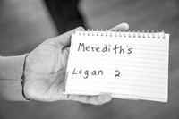 Meredith, Logan - Brambleton's Santa & Mrs. Claus 2023 B&W