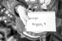 Neidigh Family- Brambleton's Santa & Mrs. Claus 2023 B&W