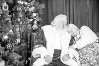 Sleeping Santas Brambleton's Santa & Mrs. Claus 2023 B&W