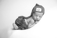 Baby Sultan's Newborn Portraits (B&W)