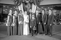 Wedding Party Portraits (B&W)