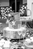 Stephanie & Warren's Wedding Reception (B&W)