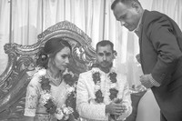 Sharbesh & Tika's Wedding Celebration (B&W)
