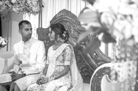 Sharbesh & Tika's Engagement Party (B&W)