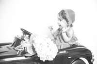Aylin's 1st Birthday Portraits (B&W)