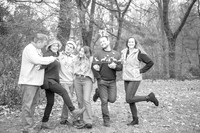 Craig Family Christmas Portraits 2023 (B&W)
