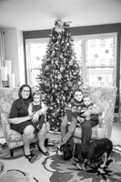 Katratis Family Christmas Portraits 2023 (B&W)