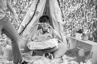 St Evenson-Brambletons-Spring-Fling-with-Bunnies B&W