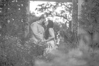 Jacob & Haley's Engagement Portraits (B&W)