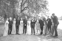 Wedding Party Portraits (B&W)