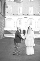 David & Heaven's Bridal Portraits (B&W)