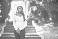 Alana's Senior Portraits (B&W)