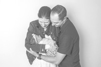 Baby Savannah's Newborn Portraits (B&W)