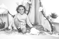 Austin Family Easter Portraits 2024 (B&W)