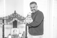 Baby Janhvi's Newborn Portraits (B&W)
