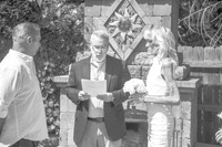 Jason & Michele's Wedding & Birthday Party (B&W)