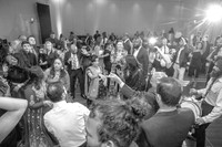 Nikhil & Kaysha's Wedding Reception (B&W)