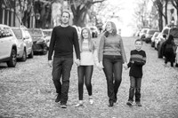 Cooper Family Christmas Portraits 2024 (B&W)