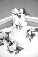 Jason & Kirstine's Wedding Reception (B&W)
