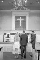 Allan & Leslie's Wedding Ceremony (B&W)