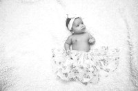 Baby Nayara's Newborn Portraits (B&W)